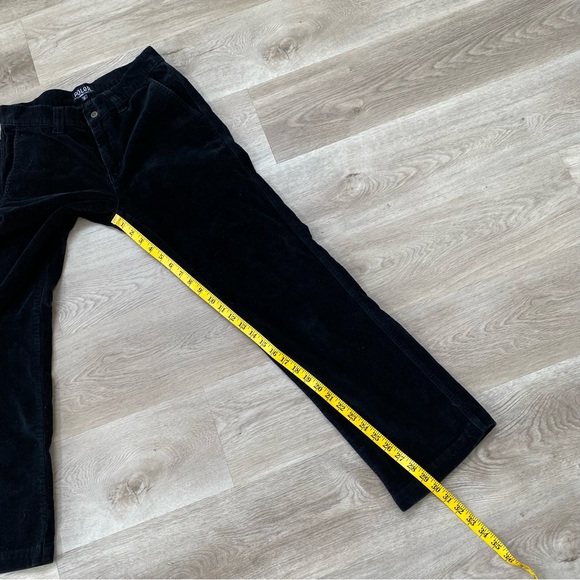 Poler Stuff Pants Mens 30x30 Black Corduroy Stretch Cotton Gorp Core Relaxed Fit - Picture 10 of 12